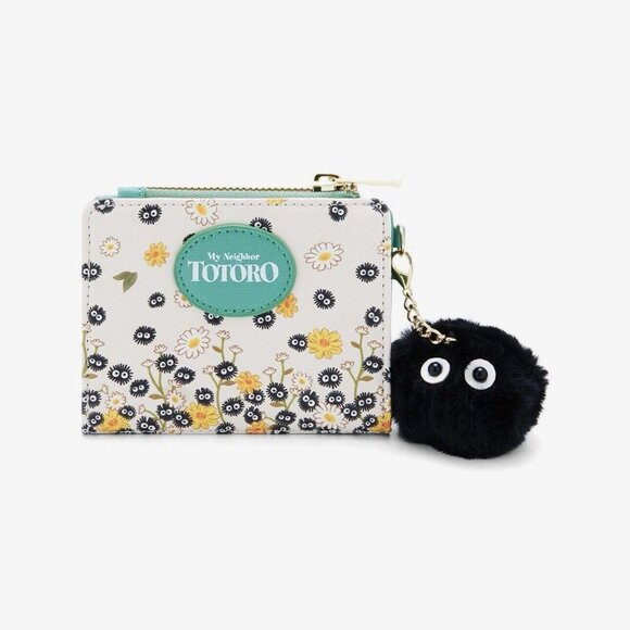 Studio Ghibli My Neighbor Totoro Soot Sprites Flower Mini Wallet Her Universe - Picture 6 of 9